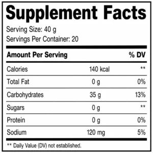 Alternative view of Endurance Carbohydrate Powder