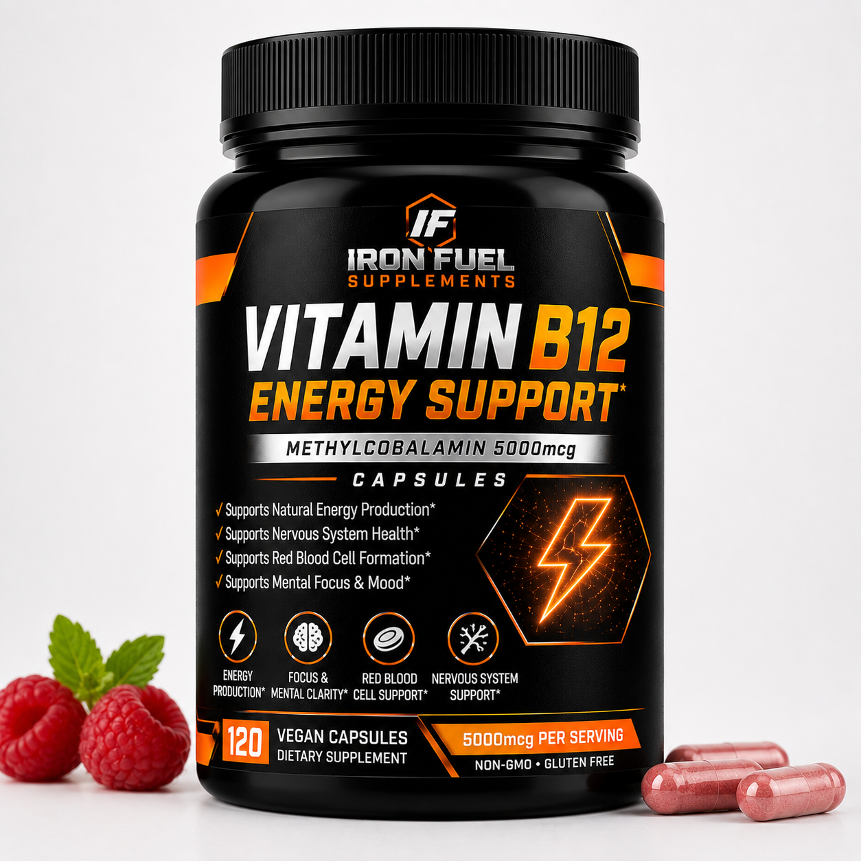 Vitamin B12 Energy Support Capsules